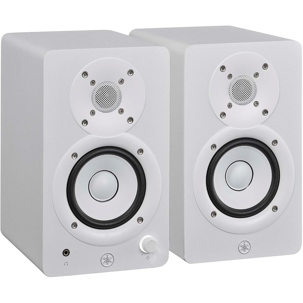 Yamaha YAMAHA Powered Studio Monitor Speaker Pair Compact White HS3W