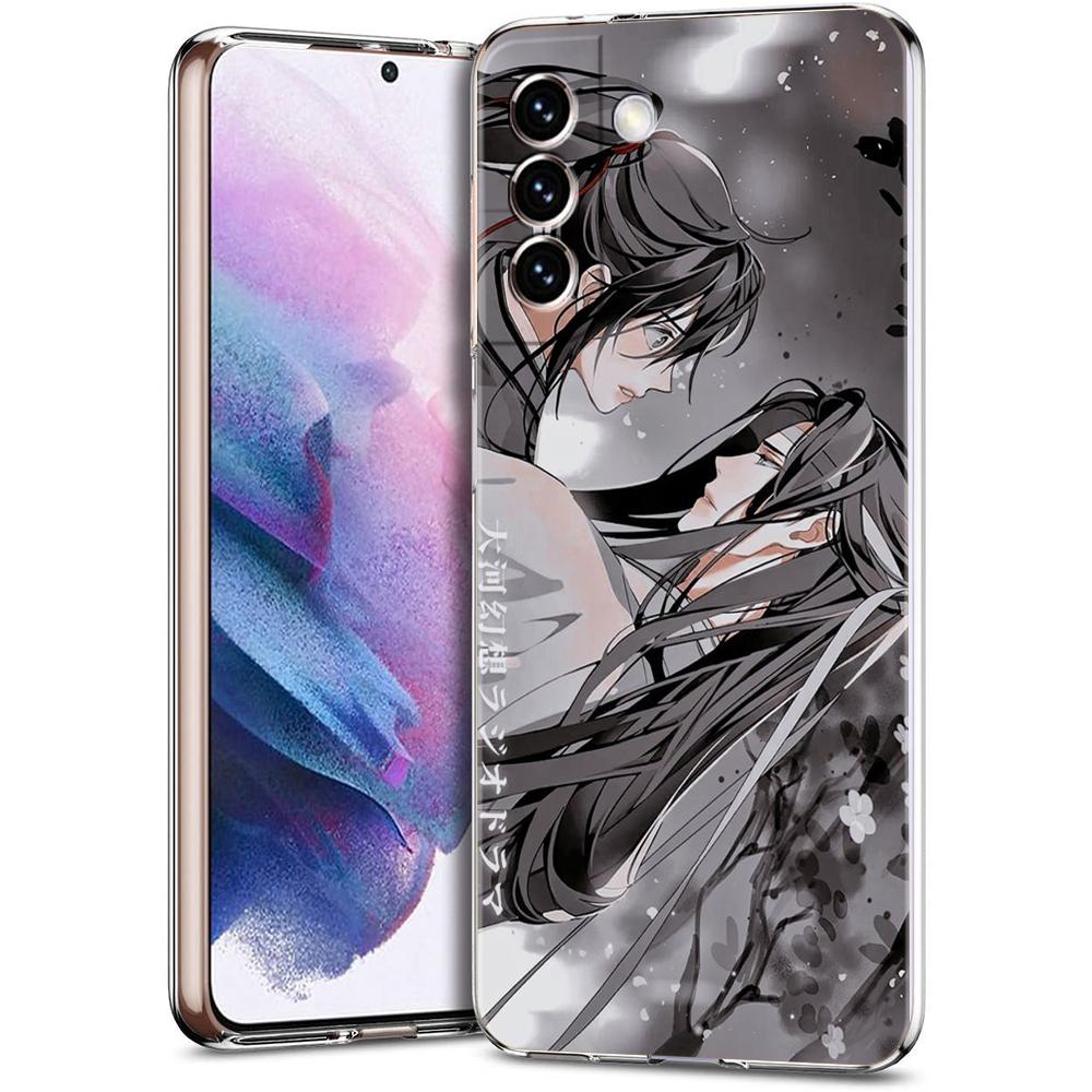 Чехол для телефона Mo Dao Zu Shi для Samsung Galaxy S23 S20 FE S22 S21 Ultra M21 M22 M32 S10 S10E S9 S8 Plus 5G Прозрачный чехол Capas