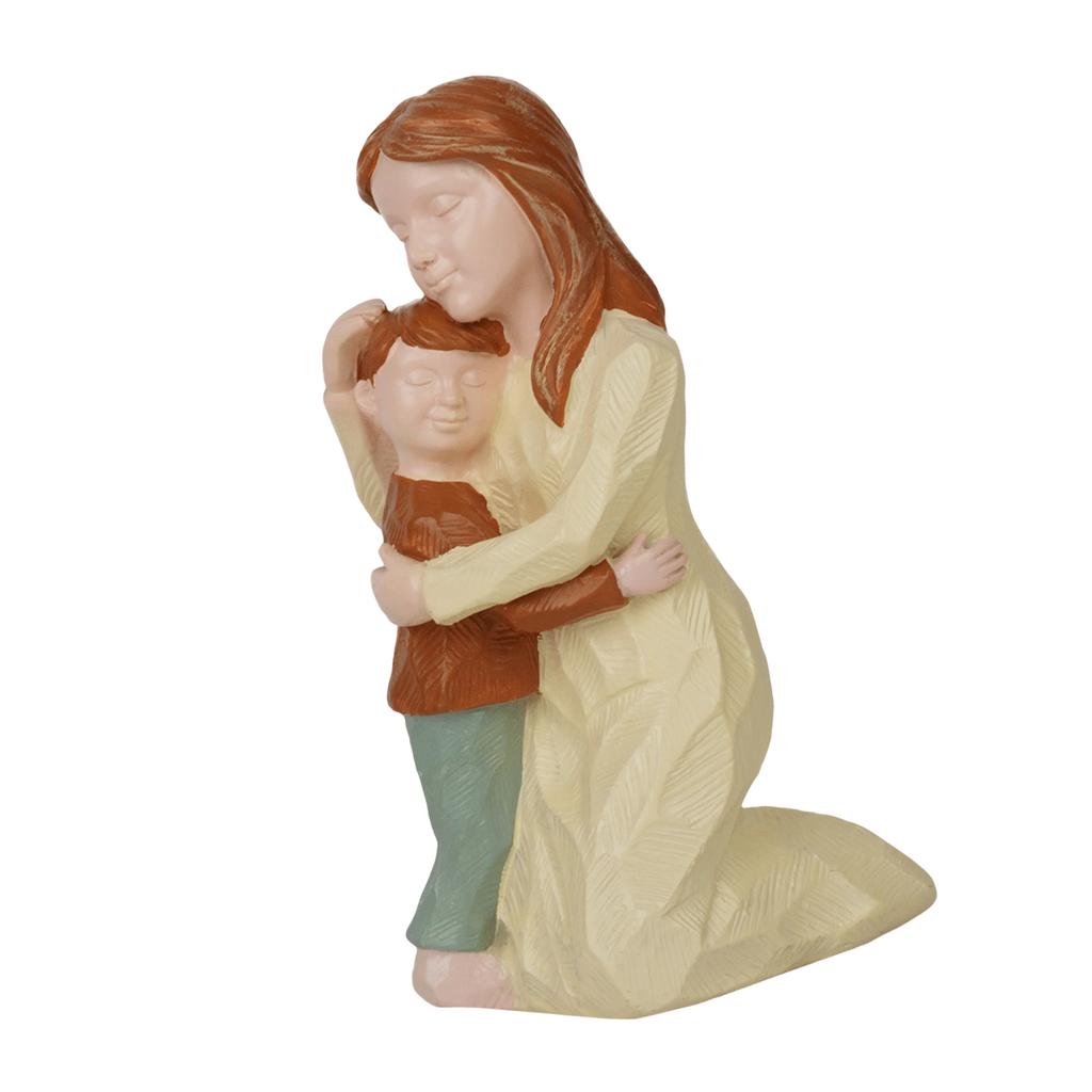 Пара Фигурка Семья Собака Смолы Статуэтка Родитель Сын Дочь Скульптура Домашний Рабочий Стол Книжные Полки Декор Орнамент Подарок