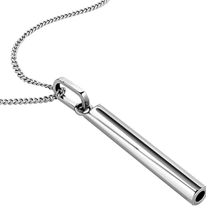 Подвеска из нержавеющей стали, ожерелье, бесшумная регулировка, трехмерные аксессуары из титановой стали