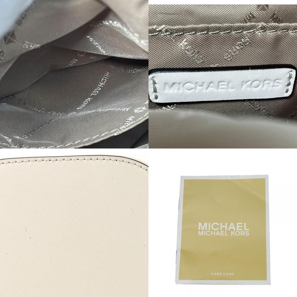 Used Michael Kors Shoulder Bag 35T1GUWC5I leather/canvas Ivory Ivory 2WAY