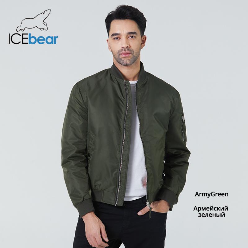 ICEbear Новинка 2023 года, осенне-весеннее мужское короткое модное летное пальто, мужская одежда, высококачественная ветрозащитная куртка MWC20706D