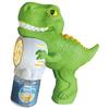 333-28 Bubble Machine Toy Dinosaur Shaped Electric Handheld Automatic Bubble Blower with Colorful Lights for Kids