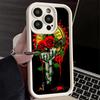 Чехол для телефона iPhone 17 Air 16E 15 16 Pro Max с ремешком G-Guns N R-Roses Чехол 14 Plus 13 12 Mini Мягкий силиконовый Fundas