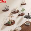 2 шт./набор Подвесная полка для цветочных горшков Растения Настенное украшение Домашняя декоративная полка для хранения Украшения 2 цвета