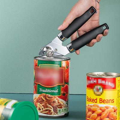 Ручные инструменты для открывания банок Профессиональный ручной консервный нож из нержавеющей стали Практичный кухонный штопор Рукоятка Захват Открывалка для бутылок