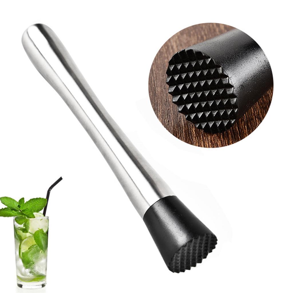 Stainless Steel Cocktail Muddler Mojito Muddlers Drink Muddler Ice Crushing Bar Ideal Bartender