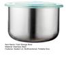 Stainless Steel Food Storage Bowl with Sealed Lid Airtight Multifunctional Portable Round Steamed Egg Meal Container Kitchen Supplies