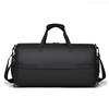 Мужская спортивная сумка для фитнеса, сумка для путешествий на короткие расстояния, с разделением на сухую и влажную среду, переносная сумка через плечо