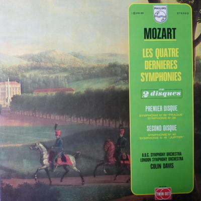 Виниловая пластинка МОЦАРТ BBC SYMPHONY ORCHESTRA LO Les Quatre Dernieres 6701032 PHILIPS Франция Классика Б/У