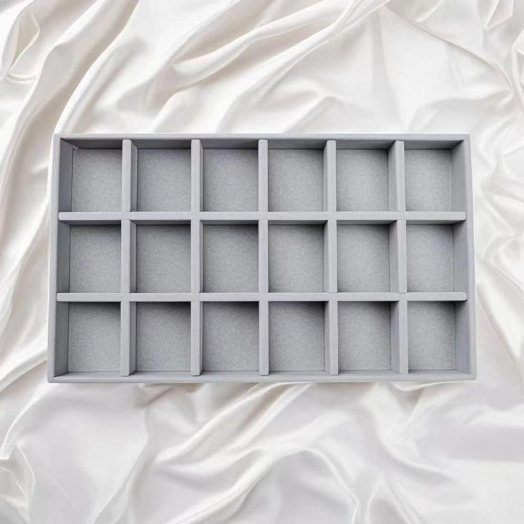 Бархатный лоток для хранения ювелирных изделий, браслетов и аксессуаров - Дизайн «Ледяной цветок»