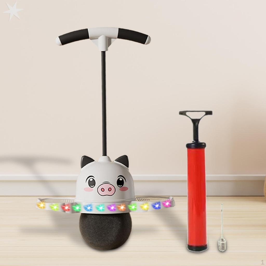 Мяч-прыгун Pogo Jump Ball, прыгающая доска для упражнений для мальчиков и девочек с легкой игрушкой для прыжков в высоту для тренировок