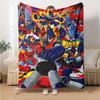 1pc UFO Robot Grendizer10 Blanket, Gift, for Men and Women, Soft Blanket, Good for Sofa Bed Couch Travel, Lightweight Flannel Blanket