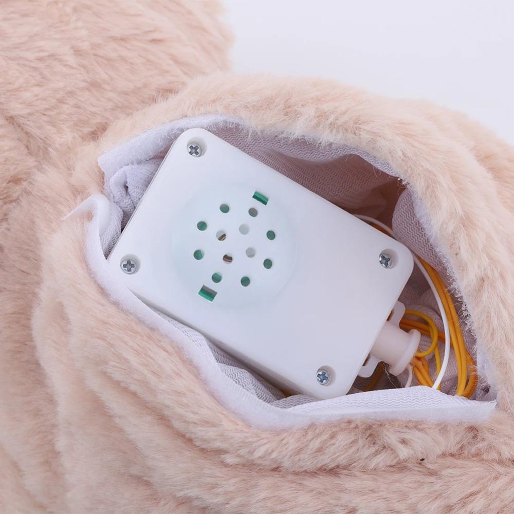 Music Breathing Capybara Lights Soothing Doll New Plush Bear Doll Baby