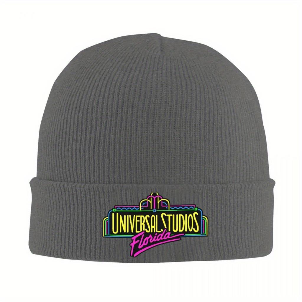 Universal Studios Florida V2 Теплая вязаная шапка Хип-хоп шапка-бини Осень Зима Уличные шапки-бини для унисекс взрослых