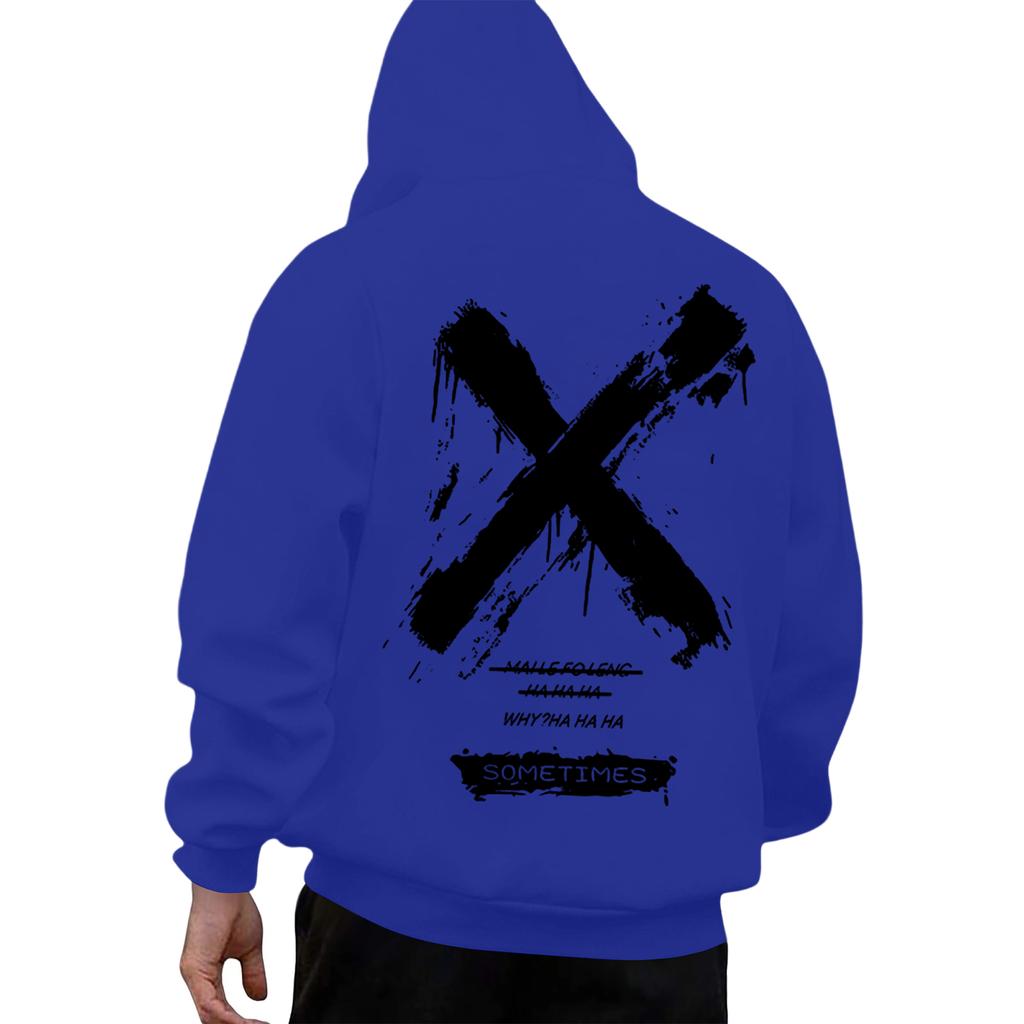 Men's Backprint Hoodie Fashion Hooded Sweatshirt Winter Top Boys Hoodies Fashion