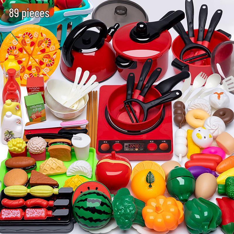 Детский игровой кухонный набор и набор для резки фруктов