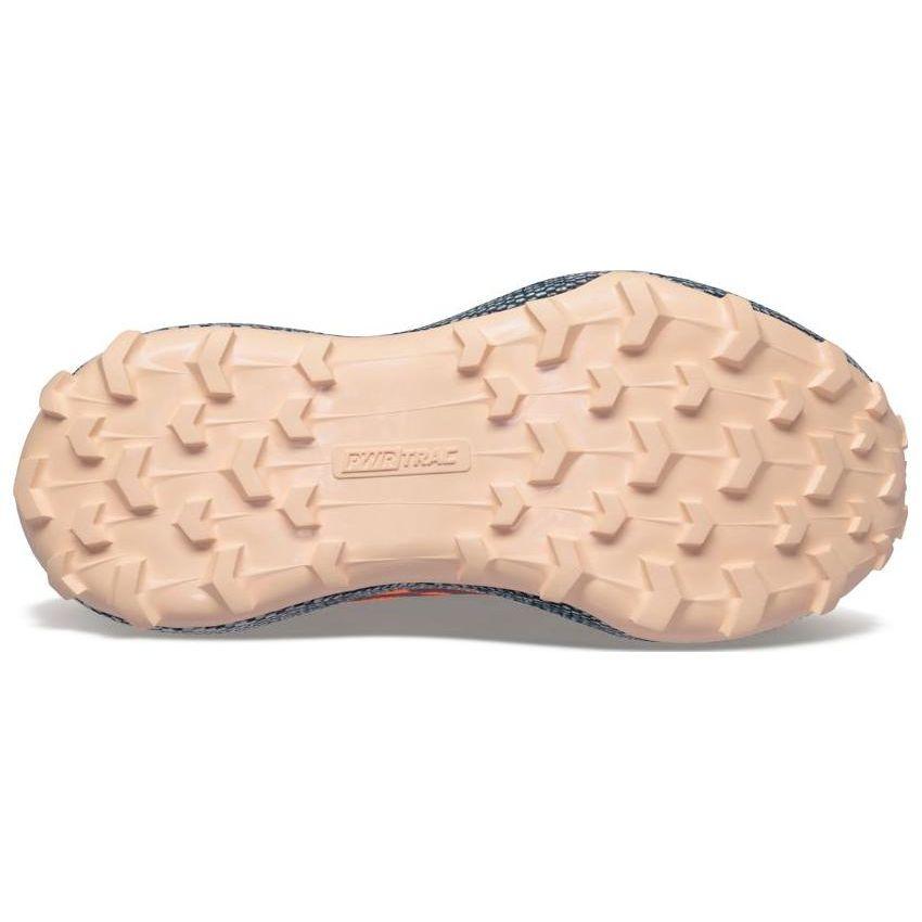 SAUCONY Endorphin Trail Амортизация Нескользящие Прочные Низкие Беговые Кроссовки Женские Беговые Кроссовки Оранжевые S1064765