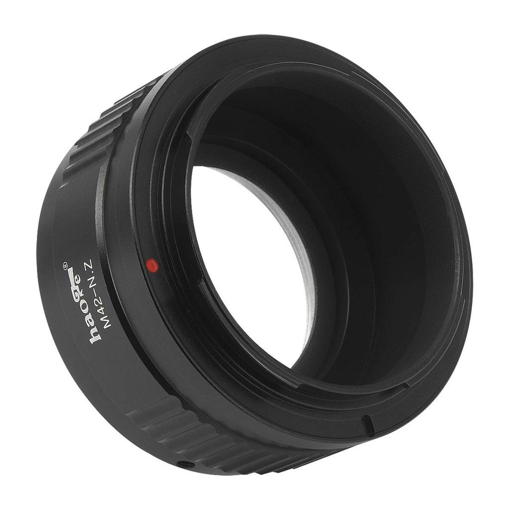 Haoge Manual Lens Mount Adapter 42mm for M42 Mount Lens To Nikon Z Mount Mirrorless Cameras Like Z7 Z6ii, Z7ii, Z6,