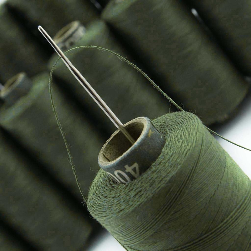 Зеленая ручная машина 20 шт. Оптовая продажа полиэфирной нити для квилтинга