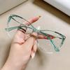 Colorful Cat Eye Glasses Frame Transparent Square Plastic Spectacle Vintage Anti-Blue Light For Prescription Lenses
