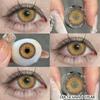 Eyeshare Colored Contact Lenses Light Blue Lenses Green Fashion Contact Lenses Gray Lenses Colored Makeup Brown Lenses 1 Pair