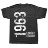 Novelty 61th Birthday 61 Years Retro Vintage 1963 T Shirts Graphic Cotton Streetwear Short Sleeve Birthday Gifts Summer T-shirt