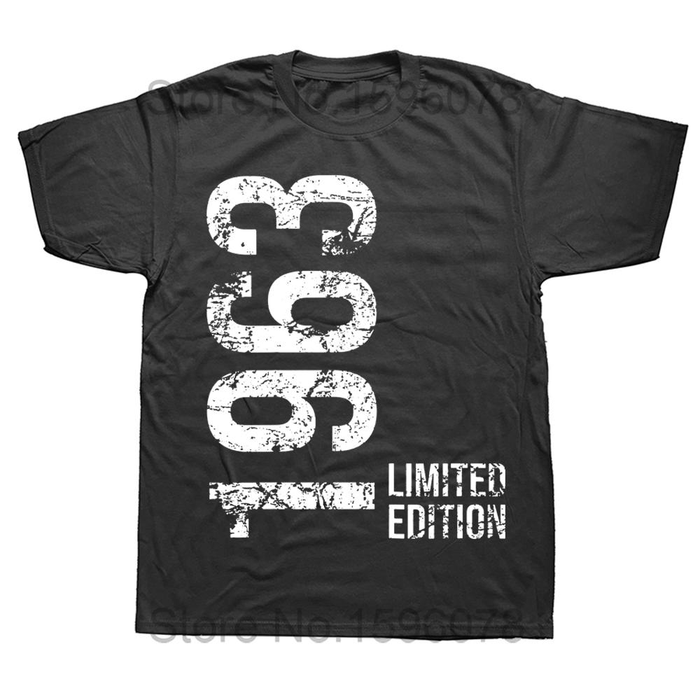 Novelty 61th Birthday 61 Years Retro Vintage 1963 T Shirts Graphic Cotton Streetwear Short Sleeve Birthday Gifts Summer T-shirt