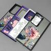 Тонкий чехол IMD с принтом кристаллов роз для Samsung S25 Ultra S24 FE S23 S22 A16 A55 A15 A35 A25 A14 A54 A34 с рисунком цветка и лазерным противоударным покрытием