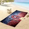 Пляжное полотенце с принтом Montreal Canadiens, большое, мягкое, быстросохнущее, для пляжа, кемпинга, плавания