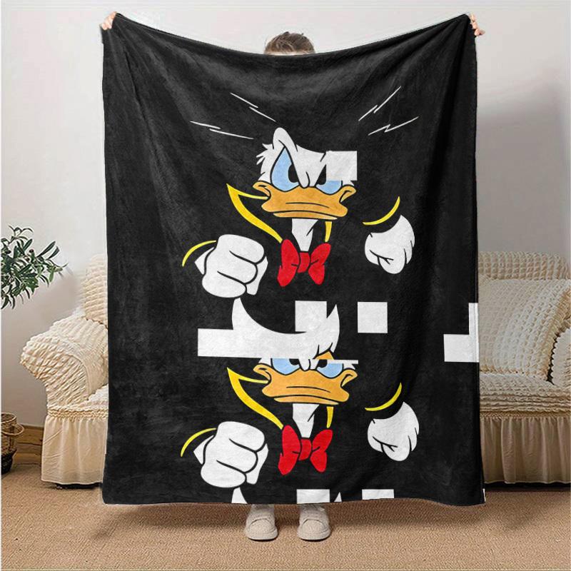 1pc, Donald Duck Throw Blanket Cozy & Soft Home Decor for Couch, Bed, Car, Travel, Camping