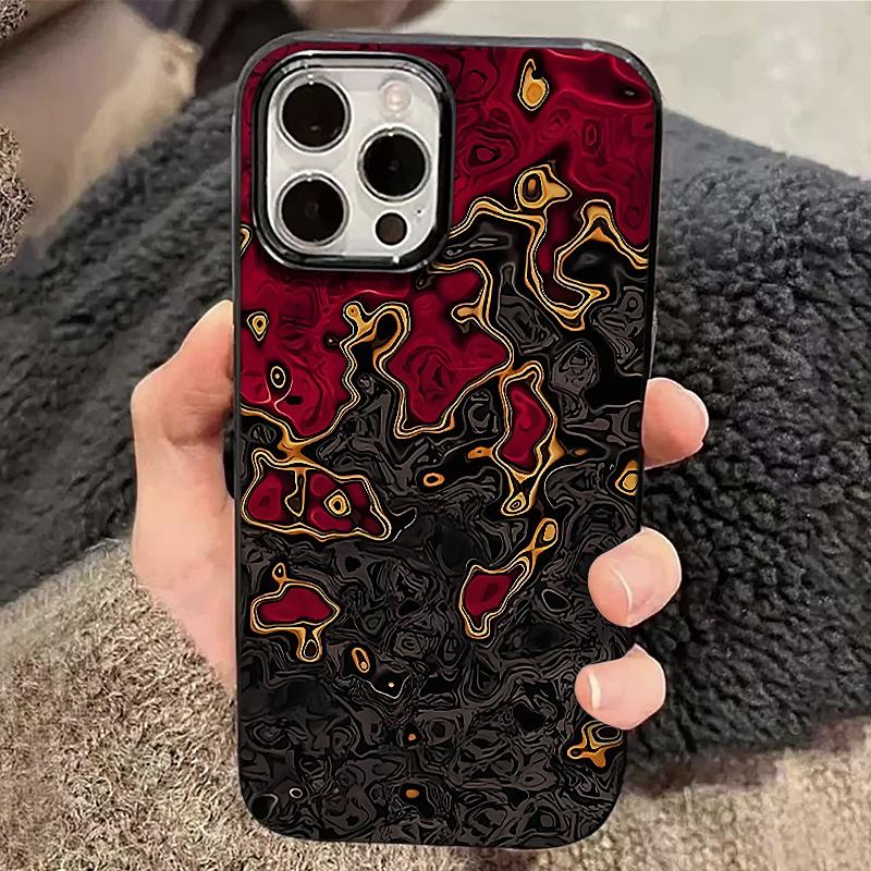 Lava Ripple для IPhone16 Jelly 15 Чехол для телефона 14Pro для Apple 13/12 Силикон 11 Новый XS