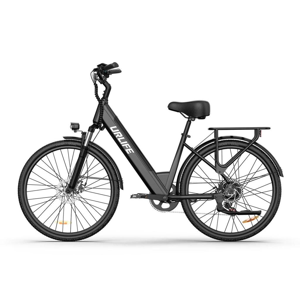 URLIFE Городской электровелосипед E26 для унисекс, аккумулятор 36V13Ah / 48V10.4AH, двигатель 350 Вт, уличный электрический велосипед, 26-дюймовые дорожные шины, электрический велосипед