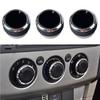 3шт автомобильная ручка управления воздухом кондиционер нагреватель крышка переключатель декор для Ford Focus