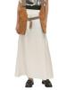 Beams Boy Maturely Satin Wrap Skirt, Women's, White, One Size, 13270122803