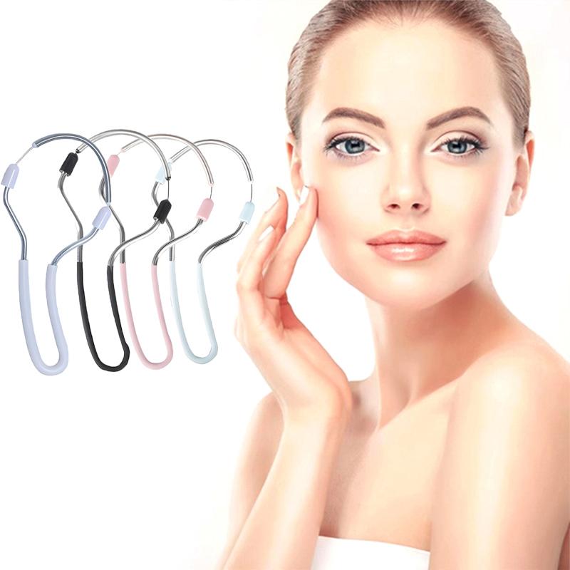 Портативный ручной эпилятор для волос, бритва для губ, инструмент для очистки лица с массажером для жировых валиков, набор для ухода за женской красотой