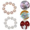 Craft Hairpin Accessories Flatback Apparel Sewing Rhinestone Button Pearl Buckle Snowflake Buttons