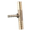 Brass Tee T Shape  Pipe Connector Barb Splicer Fitting 3 Ways  Fitting Air Gas Water Fuel