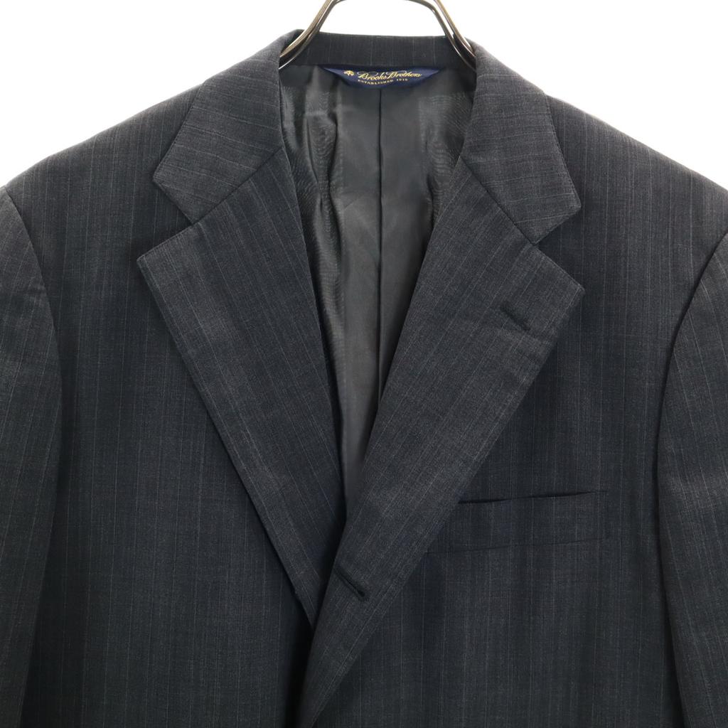 Brooks Brothers Striped Pattern Suit Setup Gray Men's Used
