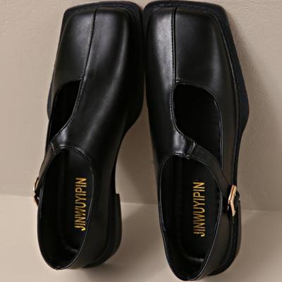 Модная женская обувь на каблуке Мэри Джейн Новый стиль Удобная обувь на мягкой подошве Модная обувь с ремешком и пряжкой Женская обувь Элегантные туфли-лодочки