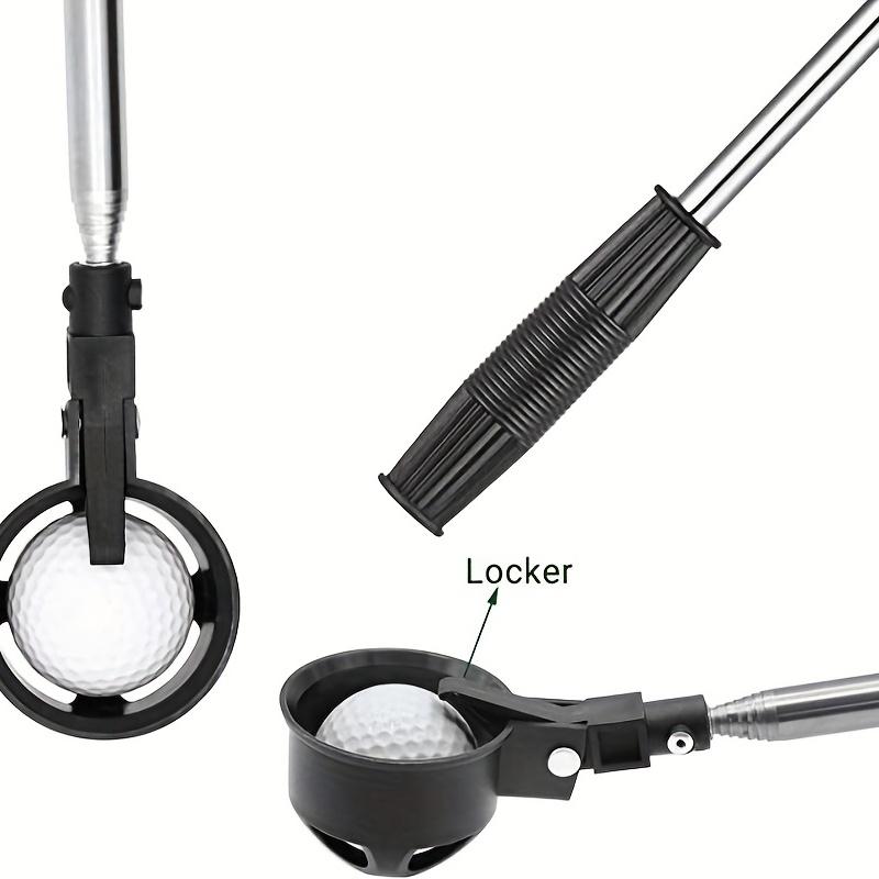 Stainless Steel Golf Ball Retriever - Telescopic Tool for Easy Ball Picking - Perfect Golf Accessory for Men - Great Golf Gift Idea