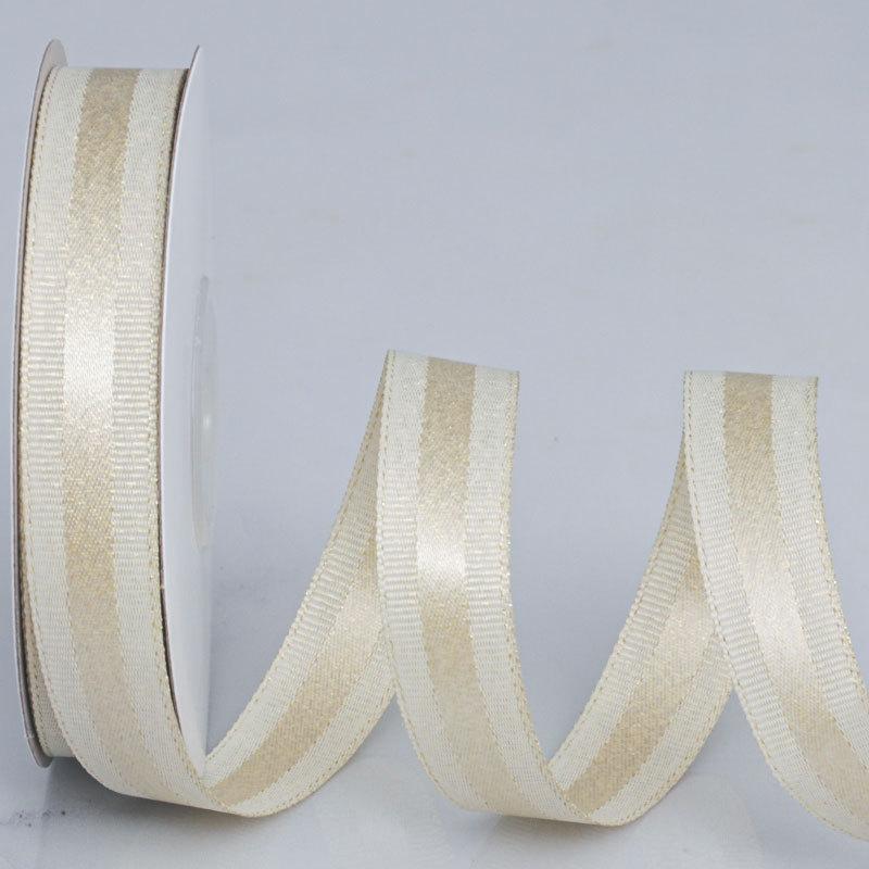 DIY Romantic and Cozy Ribbed Edge Gold and Silver Weft Ribbon Handmade Hair Accessories Diy Material Ribbon Cake Baking Gift Flower Packaging Ribbon