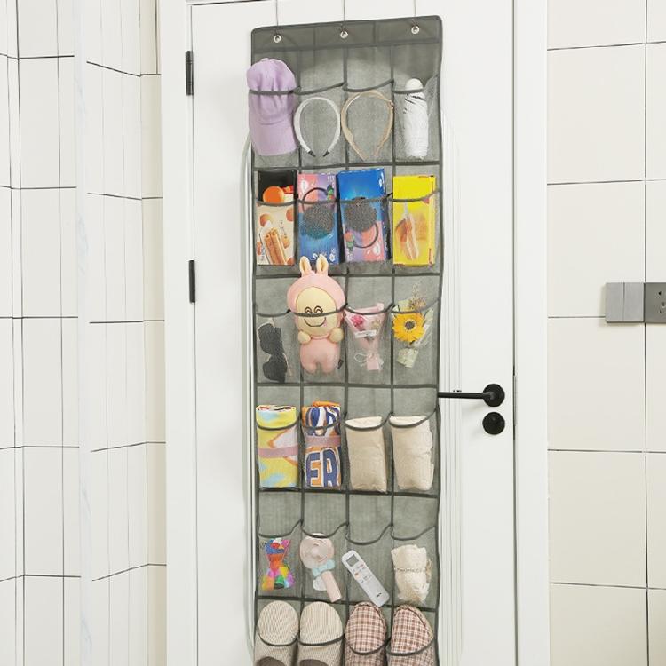 24/28 Grid Shoes Organizer Door Storage Holder Hanging Shoe Rack for Women Men