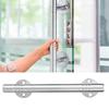 Heavy Cabinet Door Handle Silver Furniture Handle Solid Drawer Handle  Bathroom