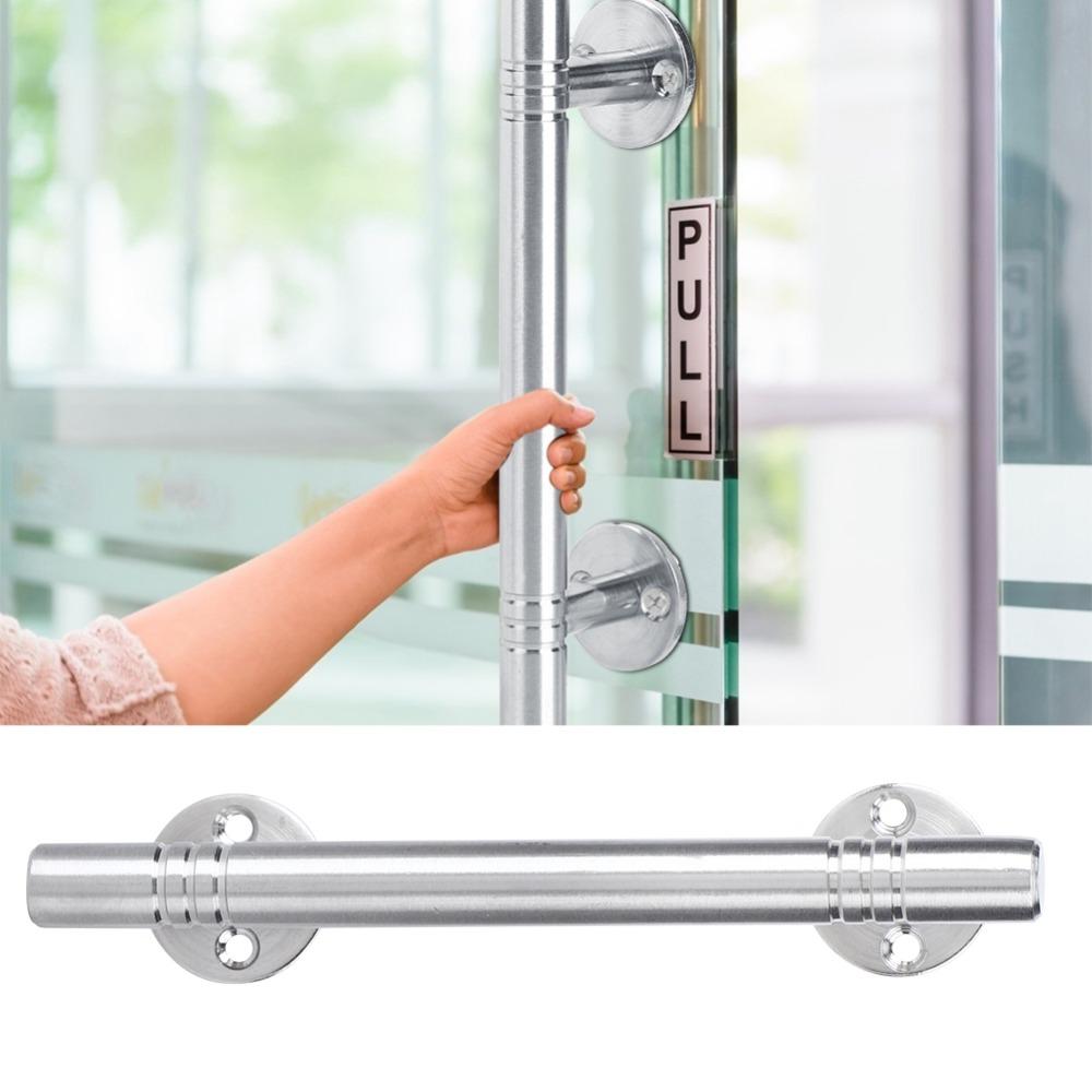 Heavy Cabinet Door Handle Silver Furniture Handle Solid Drawer Handle  Bathroom