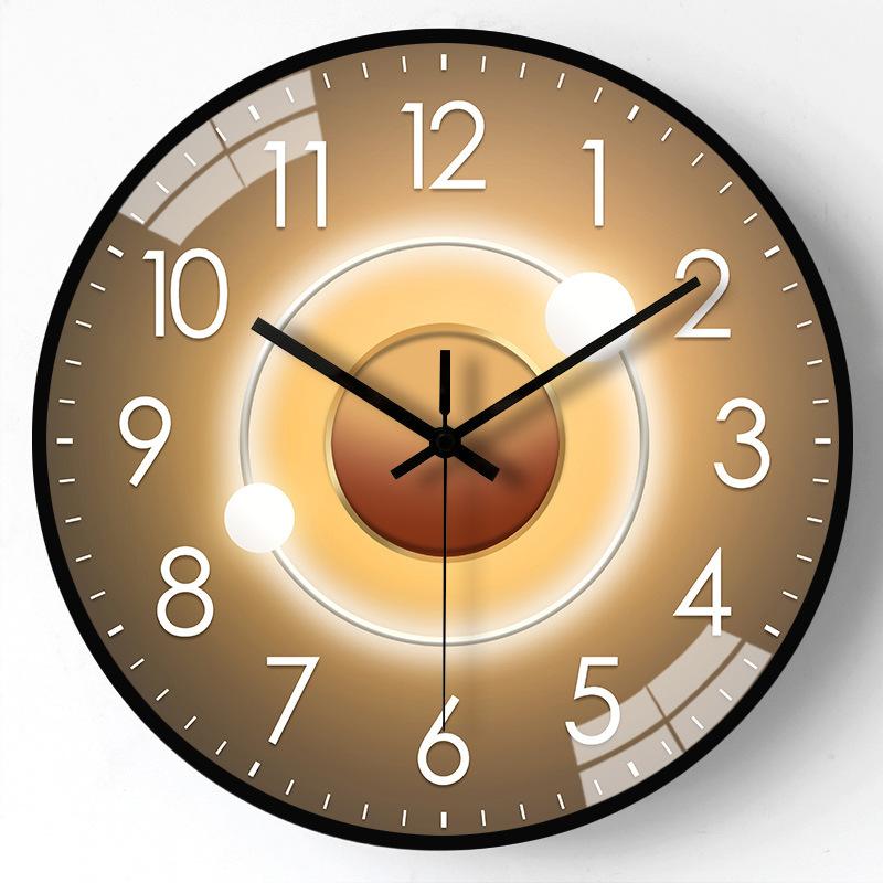 12-дюймовые 30 см настенные часы домашние креативные часы гостиная спальня часы в стиле легкой роскоши настенные бесшумные кварцевые часы
