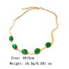 Роскошные ретро-изысканные ветрозеленые бусины на ключице, персонализированные модные ожерелья, ювелирные изделия