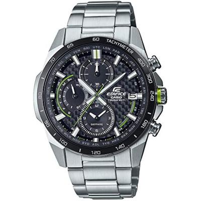 EQW-A2000DB-1AJF Edifice Радиоуправляемые часы на солнечной батарее, Серебристые