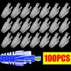 100-1 шт. Коннектор Ethernet-кабеля Защитный колпачок от натяжения Прозрачные RJ45-штекеры для стандартного LAN-кабеля CAT5 CAT6 Защитный колпачок