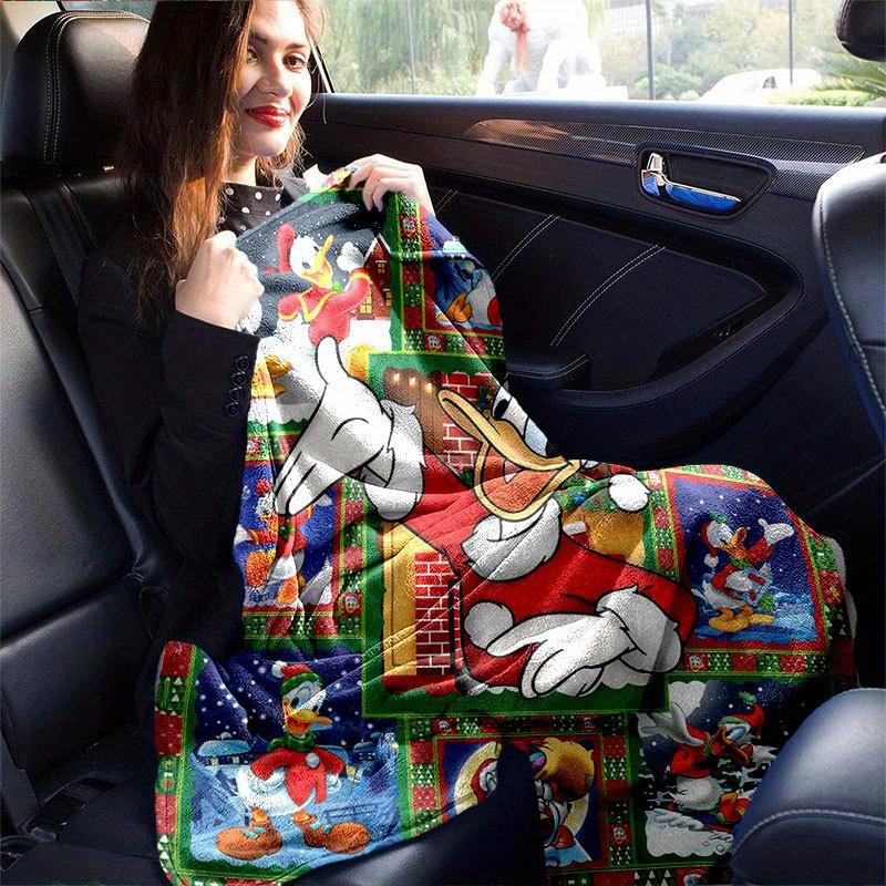 Donald Duck Blanket - Ultra-Soft, Warm, Cozy Throw for Living Room, Sofa Decor, Four Seasons Travel Accessory - Cute Cartoon Character Home